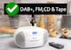image 2 of Denver Portable Radio CD Tape Cassette Player With DAB Radio – Mains or Battery Power - TDC-280 | White