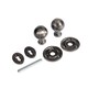 image 1 of Hammer & Tongs Round Rim & Mortice Door Knob - W60mm - Raw | Grey | Raw