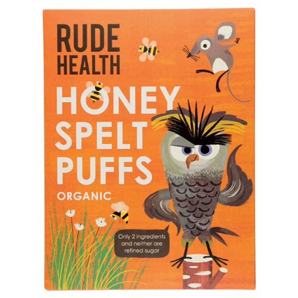 Organic Honey Spelt Puffs 175g (Rude Health)