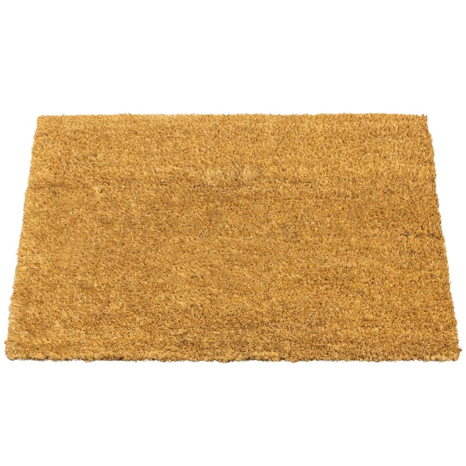 image 1 of Coir Door Mat Heavy Duty Non-Slip - 2m x 4m - 17mm Thick Entrance Matting | Brown | 2M x 4M | 1
