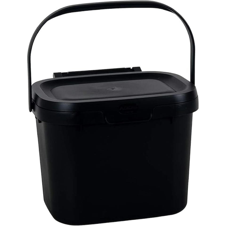 image 1 of Black Compost Caddy Bin, 4.5L N/A