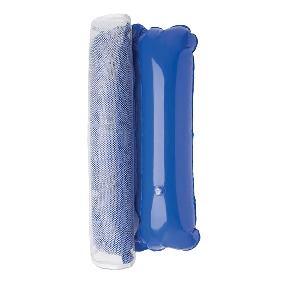image 1 of MidOcean Hamafloat Hammock Inflatable Pool Float - White/Royal Blue - One Size