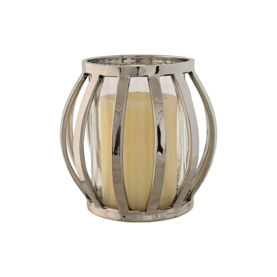 image 1 of Candleholder Home ESPRIT Silver Crystal Steel 14 x 14 x 14 cm N/A