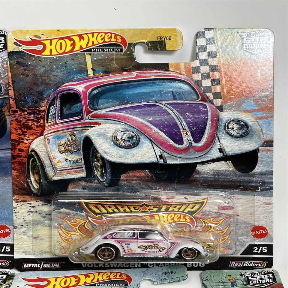 image 1 of Hot Wheels Dragstrip Car Culture 5 Car Set 1:64 Hot Wheels FPY86 957R
