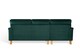 image 4 of Velvet Green 3 Seater Sofa HAMILTON
