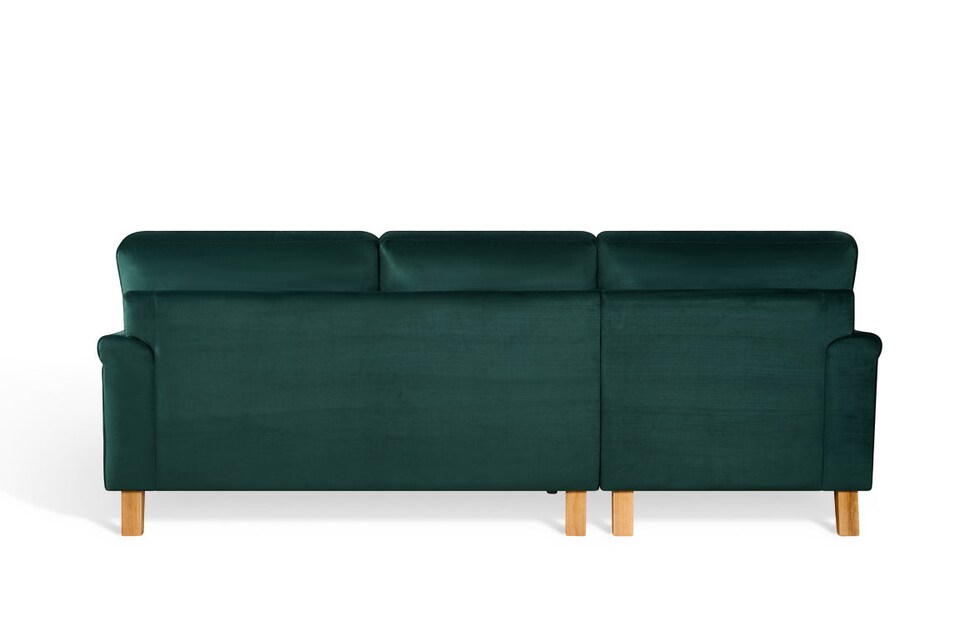 image 1 of Velvet Green 3 Seater Sofa HAMILTON