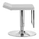 image 3 of Interiors by Premier Lago White Gas Lift Stool