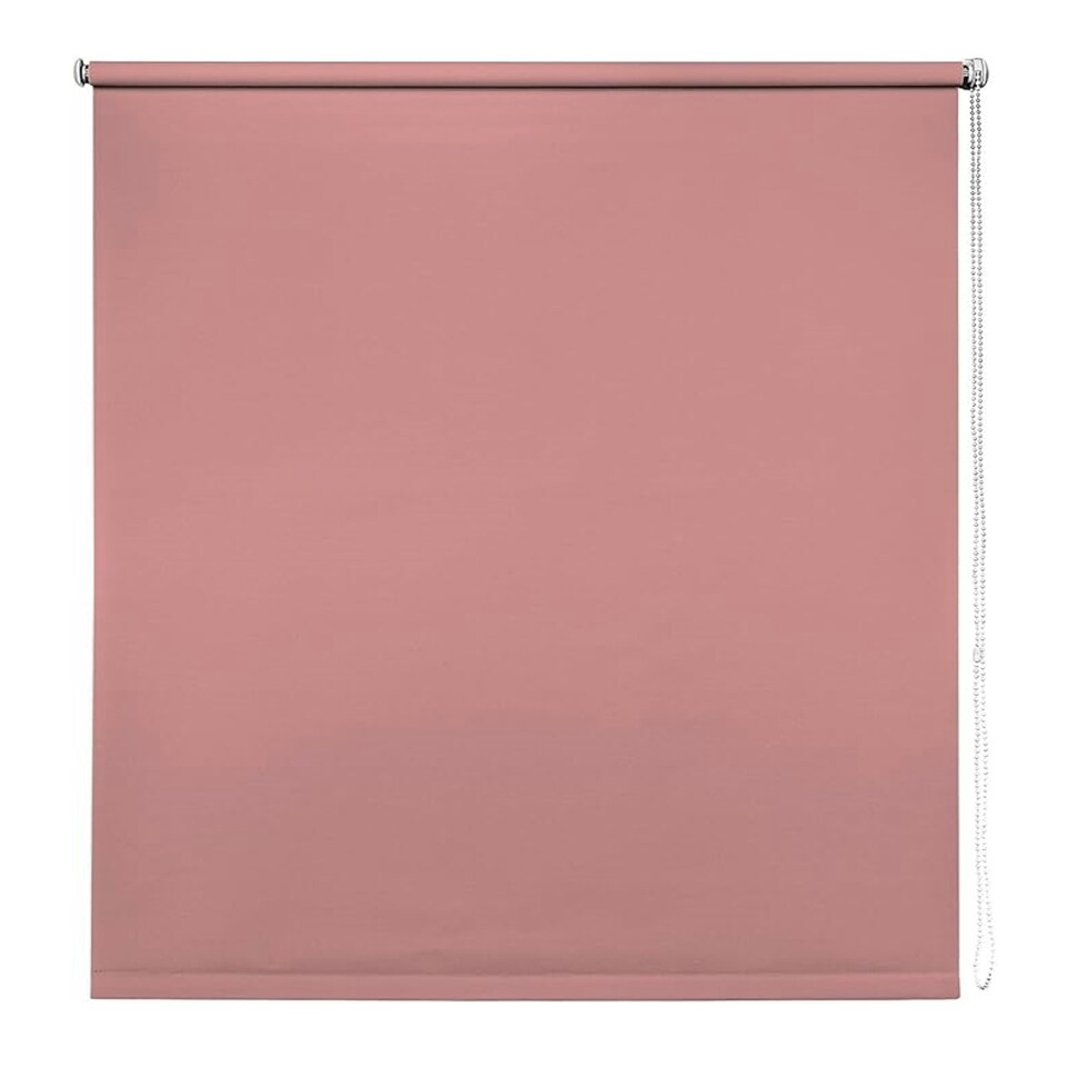 image 1 of 120cm Pink Trimmable Thermal Blackout Roller Blinds Grey | Grey