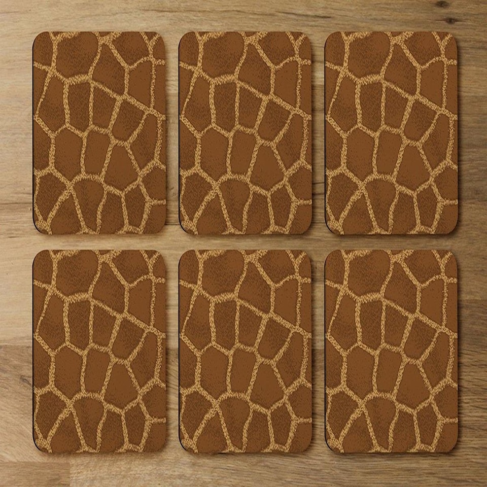 image 1 of Giraffe Print (Coaster)