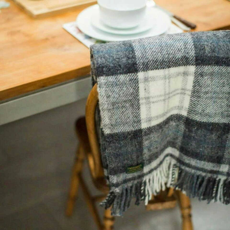 image 1 of Lifestyle Cottage Throw/Blanket - Grey