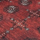 image 5 of KUKOON Distressed Red Traditional Persian Non Slip Washable Low Pile Rug 80cm x 150cm Red