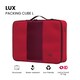 image 1 of Lux Packing Cube - Large - 11.5L - Cranberry | Red