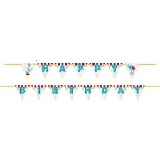 Unique Party Happy Birthday Circus Bunting - Multicoloured - One Size