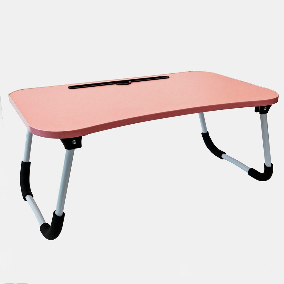 image 1 of OHS Portable Foldable Wooden Work Laptop Stand Lap Tray Purple | Neon Gaming
