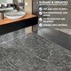 image 9 of NOVECRAFTO Self Adhesive Vinyl Floor Tiles - 12x12 in (30.5x30.5cm) - Waterproof 1.5mm Thick Peel & Stick Flooring - Luxe Marble Effect for Kitchen | Black | 0.9 sqm