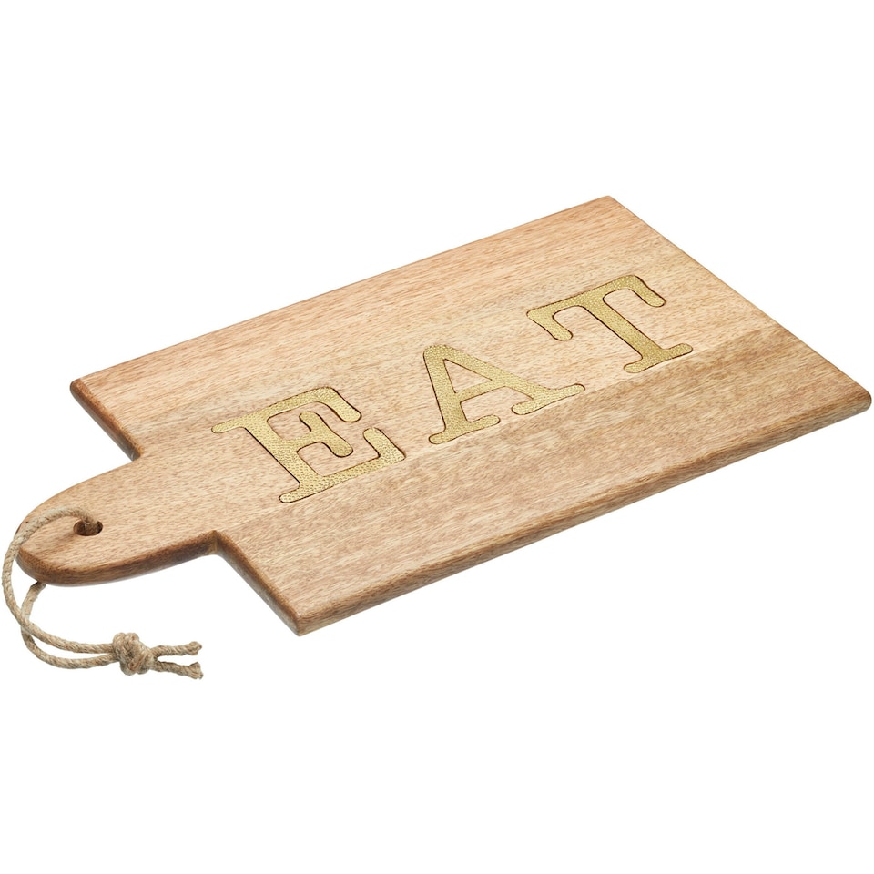 image 1 of Artesà Presentation Set with Mango Wood Paddle Serving Board and Acacia Wood with Slate Serving Board Brown