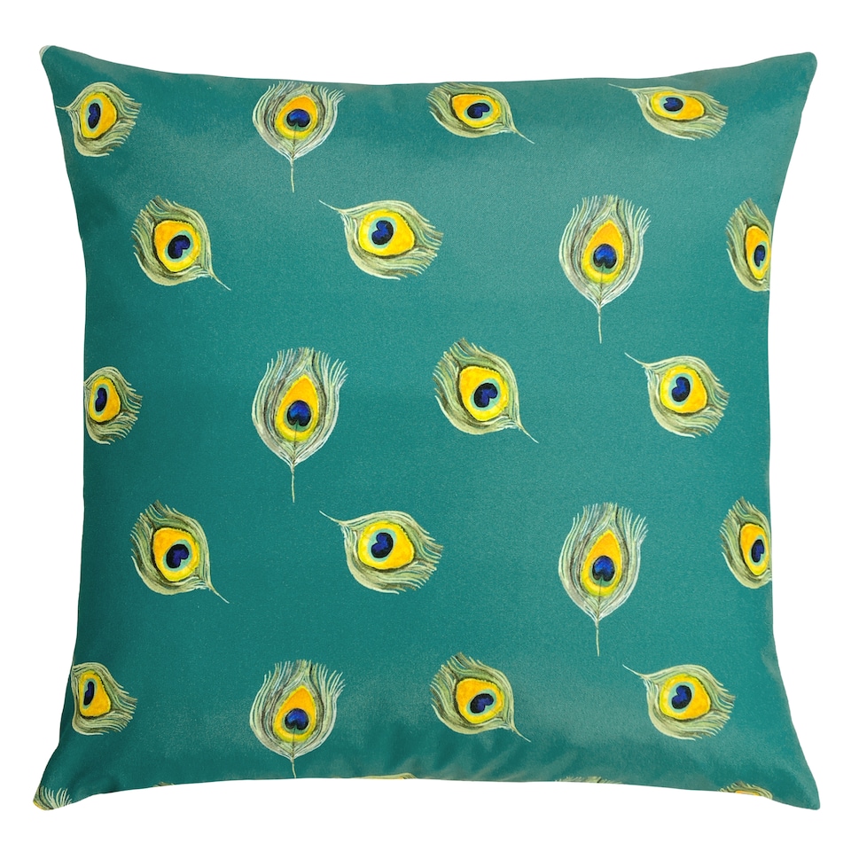 image 1 of Evans Lichfield Peacock Outdoor Cushion