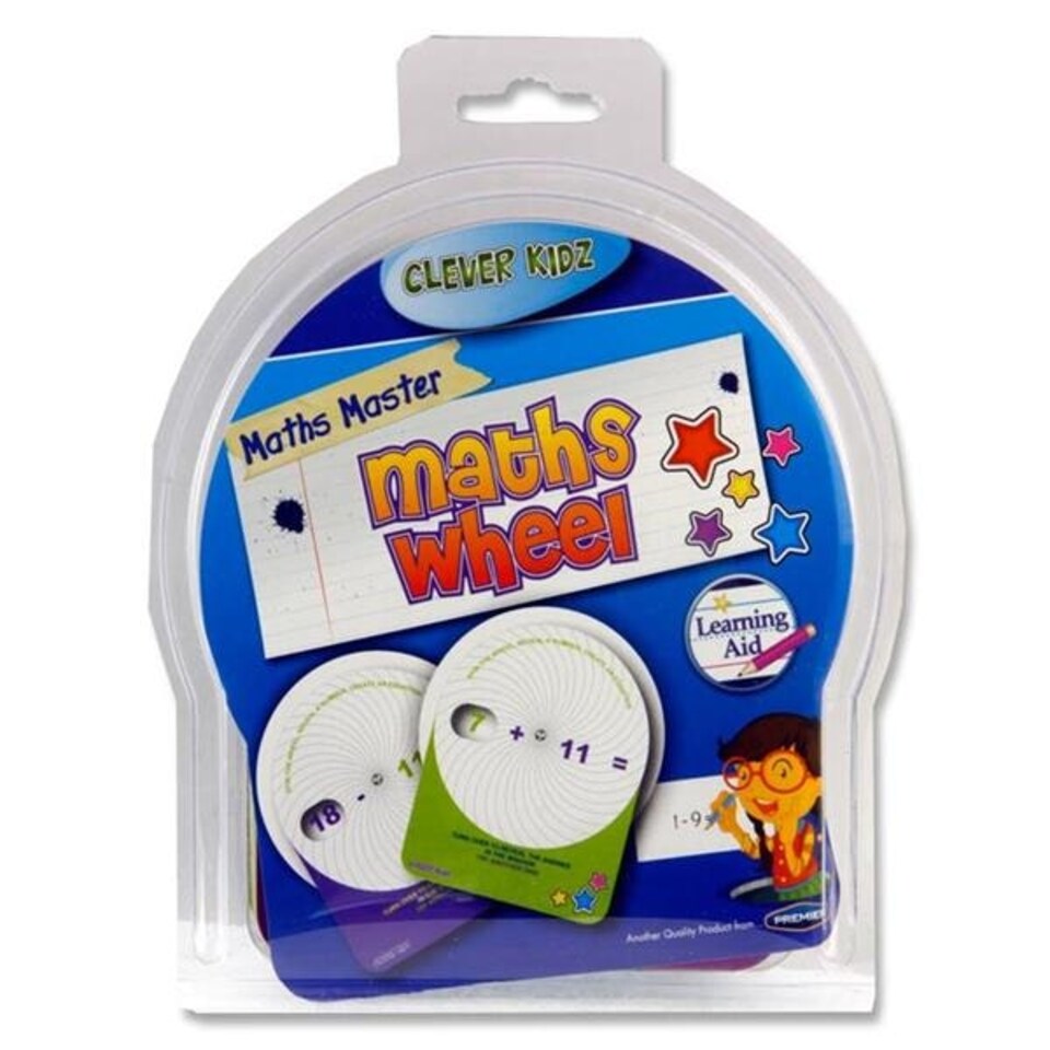 image 1 of Pack of 12 Addition & Subtraction Maths Wheel by Clever Kidz