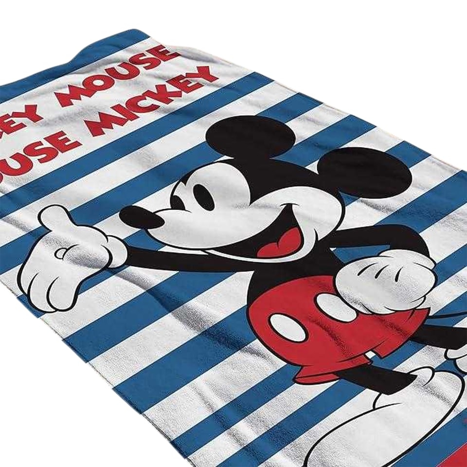 image 1 of Disney Mickey Mouse Towel | Multi | Multicoloured | One Size | 1