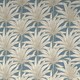 image 1 of Muriva Eden Collection Retro Leaf Wallpaper - Blue - 10m x 53cm Blue
