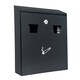 image 5 of Oypla Wall Mounted Outdoor Pub Ashtray Ash Tray Cigarette Steel Bin