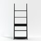 image 2 of Tiva Ladder Bookcase - MDF - L38.6 x W64 x H175.4 cm - Black Black