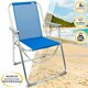 image 3 of Folding Chair Aktive Gomera Blue 44 x 76 x 45 cm (4 Units) N/A