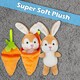 image 9 of Rabbit Brown 14cm Cute Plushie Huggable Cuddly Stuffed Toy 14cm Brown
