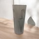 image 3 of Umbrella Stand - Metal - L19 x W19 x H49 cm - Cream