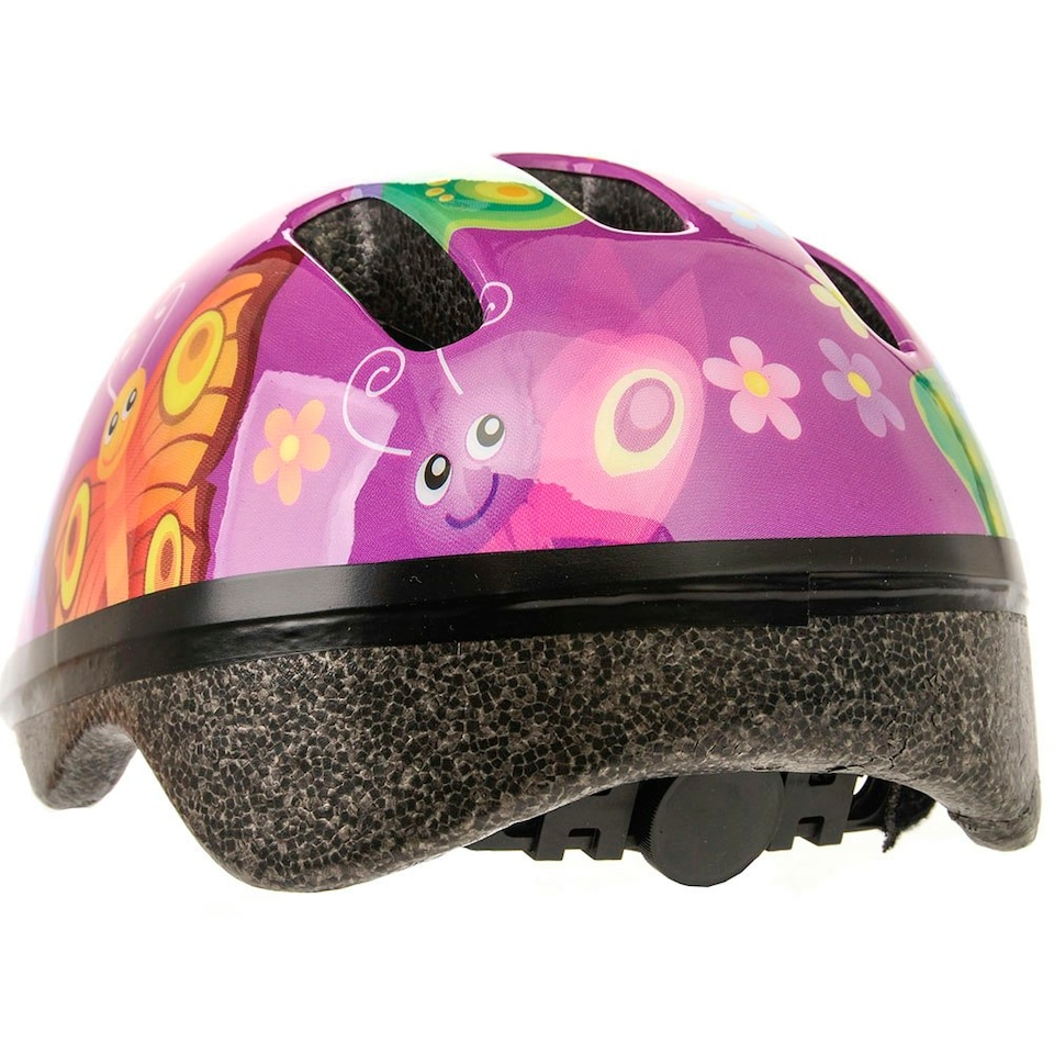 image 1 of Helmet for Kids Toddlers – Lightweight Adjustable Bike Helmet for Boys & Girls – Safety Crash Protection for Cycling, Scooter, Skateboard – MV62 Pink | Butterfly | S