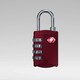 image 7 of Travel TSA Lock - Sangria Red