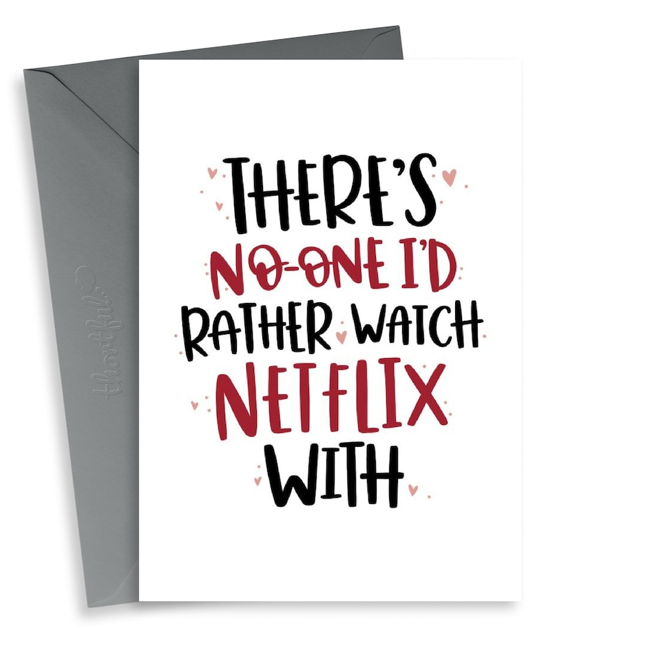 image 1 of Cute Netflix Valentine's Day Card