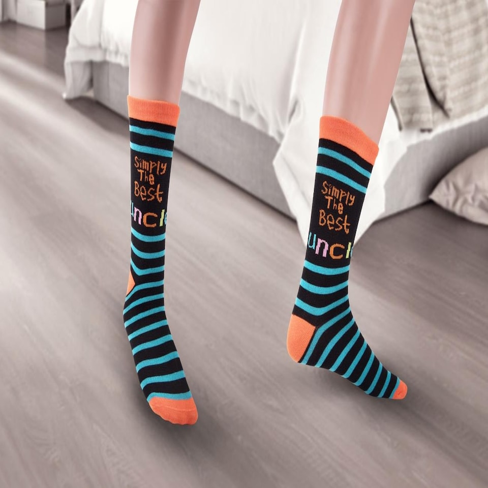 image 1 of Simply The Best Uncle Socks | Multi