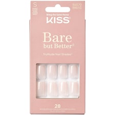 Kiss Bare But Better Nails Nudies (28 Nails & Adhesive 2g) Black