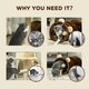 image 5 of PawHut Cat Tree with Scratching Post Bed Tunnel Toy Ball, 47cm, Dark Brown