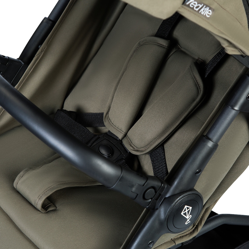 image 1 of Red Kite Push Me Urbana Four-wheel Stroller | Green | Khaki | One Size | 1