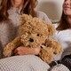 image 4 of Warmies Plush Brown Curly Bear Microwavable Weighted Teddy