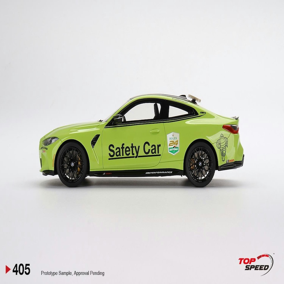 image 1 of BMW M4 Safety Car 2022 Daytona 24Hr 1:18 Scale TSM TS0405