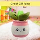 image 8 of Potted Plants Soft Toy Cute Plushie Huggable Cuddly Stuffed Toy Gift 20cm Pink