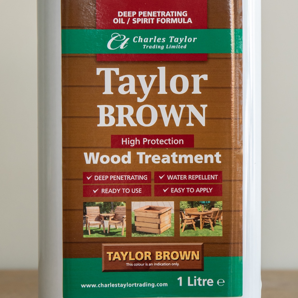 image 1 of 1 litre Wood Preservative for Hand Made Wooden Garden Furniture