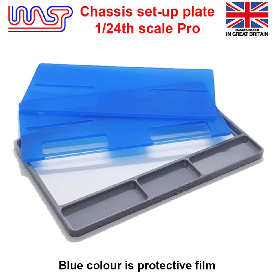 image 1 of Slot Car Chassis Pro Set Up Plate 1:24 Scale New WASP