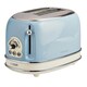 image 5 of Ariete 0155/15 Vintage Retro 2 Slice Toaster, Defrost & Reheat, Blue