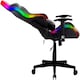 image 3 of Neo Black Leather Gaming Chair with LED Lights