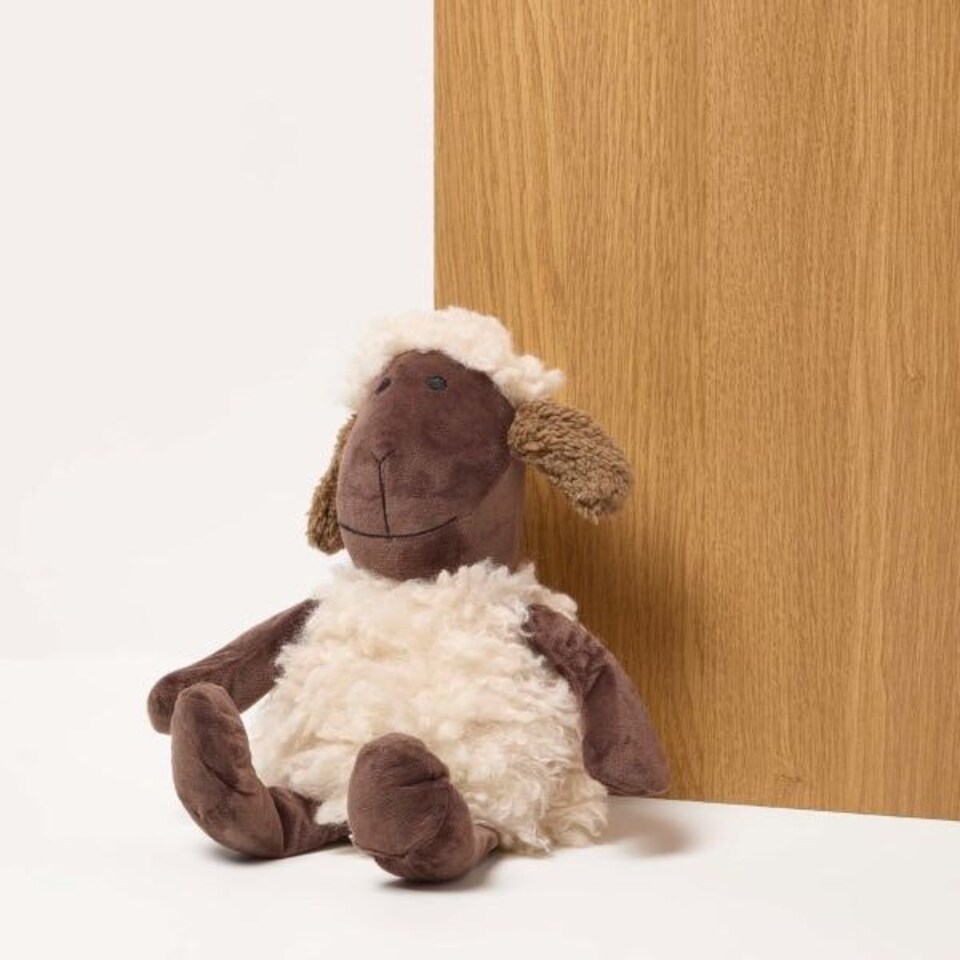 image 1 of Homescapes Sheep Doorstop - Set of 2 - Animal Door Stops