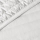 image 2 of Bianca Quilted Lines Bedspread | White | One Size