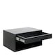 image 3 of Cholet Square Bedside Table with 1 Drawer in Black