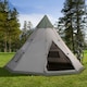 image 2 of Outsunny 6-7 Person Large Family Party Camping Tent W/ Carrying Bag, Blue