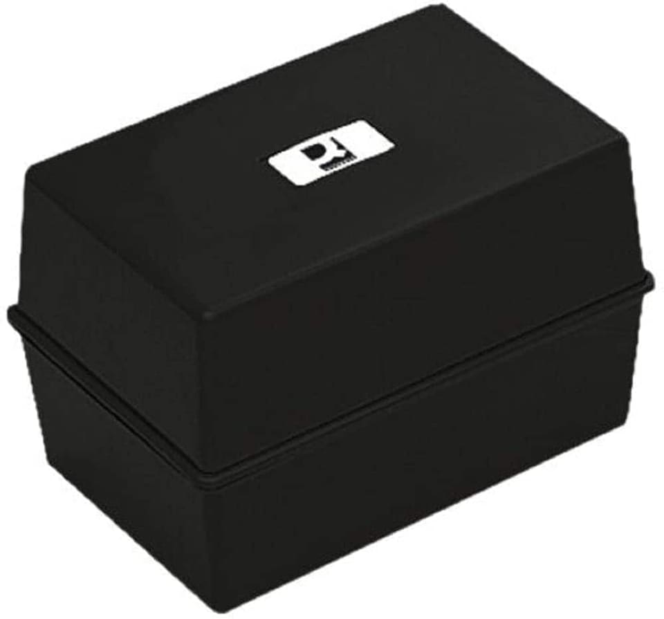 image 1 of Black Q-Connect Card Index Box 127 x 76mm