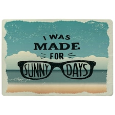 I Was Made For Sunny Days (Rug) Blue | XL: 160x230cm