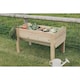 image 2 of Multi Pack of 2 - Raised Veg Trug Garden Planter - Scandinavian Redwood - L52 x W100 x H60 cm - Minimal Assembly Required | Brown
